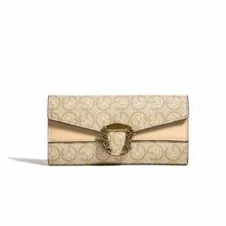 JTF6009-gold Dompet Tangan Wanita Elegan Import Terbaru