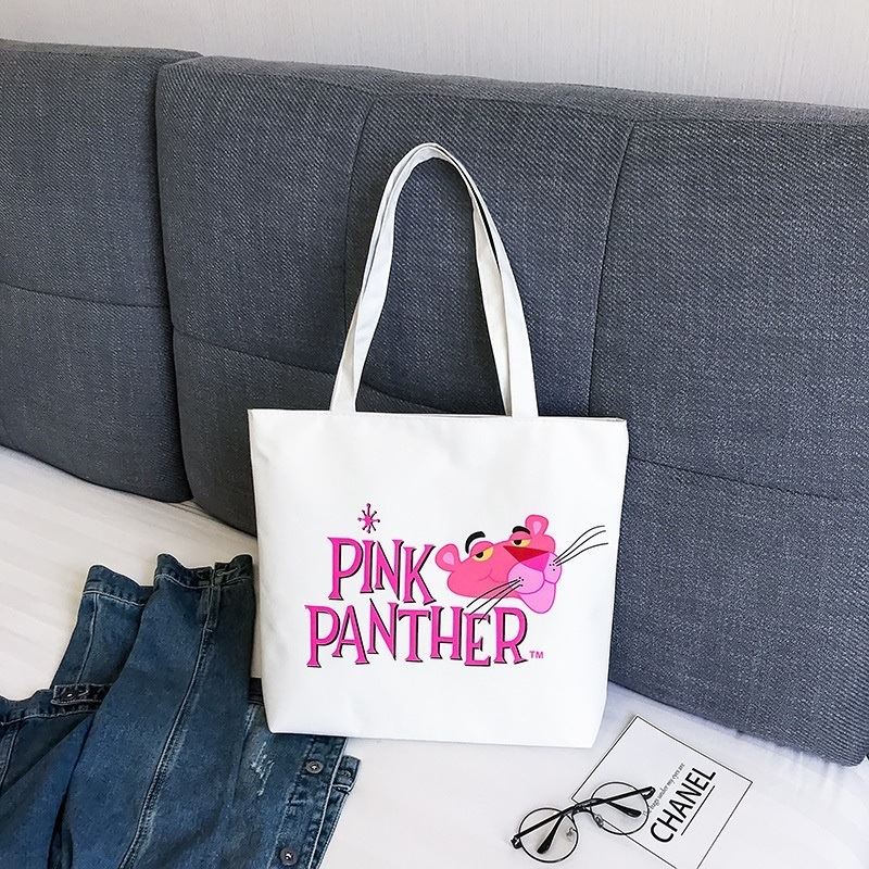 JTF6600 IDR.19.000 MATERIAL CANVAS SIZE L39XH34XW6CM WEIGHT 250GR COLOR PINKPANTHER