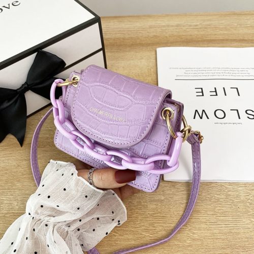 JTF6843-purple Tas Selempang Mini Fashion Import Wanita