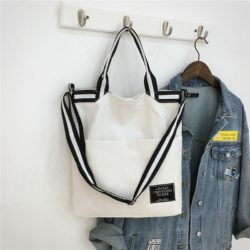 JTF7044-white Tote Bag Wanita Stylish Kekinian Import