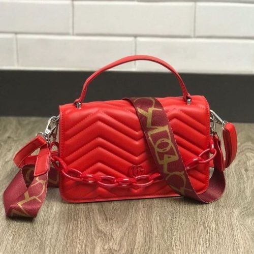 JTF7241-red Tas Handbag Selempang Pesta Wanita Cantik Elegan