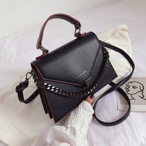 JTF7242-black Tas Handbag Selempang Wanita Cantik Elegan Import