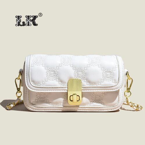 JTF735-white Tas Selempang Import LK Wanita Cantik Terbaru