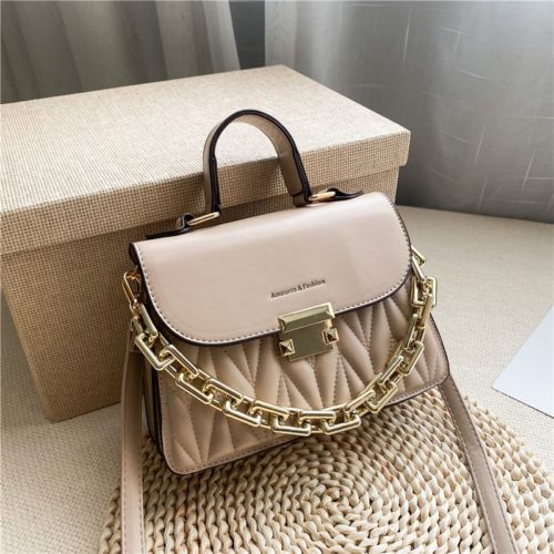 JTF7571-khaki Tas Handbag Selempang Wanita Cantik Import