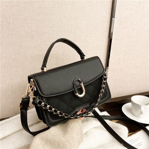 JTF77802-black Tas Handbag Selempang Wanita Cantik Import Terbaru