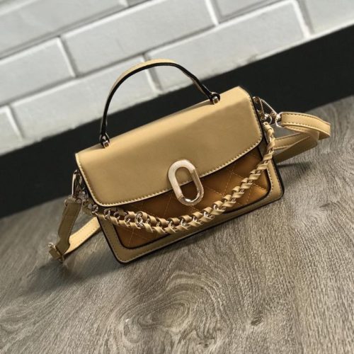 JTF77802-khaki Tas Handbag Selempang Wanita Cantik Import Terbaru