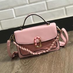 JTF77802-pink Tas Handbag Selempang Wanita Cantik Import Terbaru
