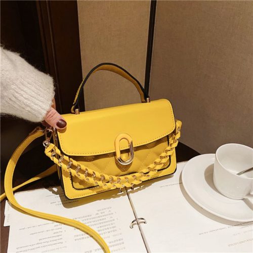 JTF77802-yellow Tas Handbag Selempang Wanita Cantik Import Terbaru