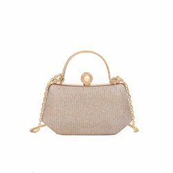 JTF8067-gold Tas Handbag Selempang Pesta Wanita Elegan Import