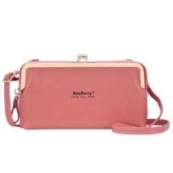 JTF8102-darkpink Dompet Selempang BAELLERRY Wanita Cantik Terbaru