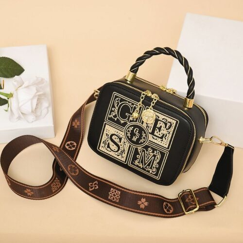 JTF8126-black Tas Handbag Selempang Fashion Import Wanita JTF8126-black Tas Handbag Selempang Fashion Import Wanita