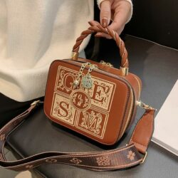 JTF8126-brown Tas Handbag Selempang Fashion Import Wanita