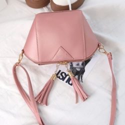 JTF81406-pink Tas Selempang Mini Fashion Wanita Cantik