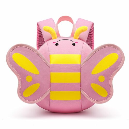 JTF817-pink Tas Ransel Bee Anak Sekolah Imut Import