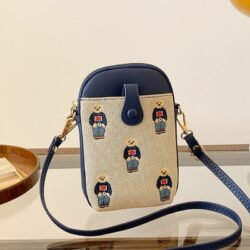 JTF8206-blue Tas Slingbag Handphone Mini Fashion Import Wanita