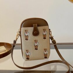 JTF8206-brown Tas Slingbag Handphone Mini Fashion Import Wanita