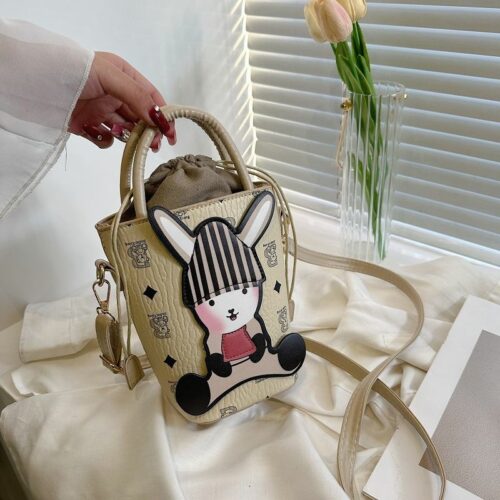 JTF8281-beige Tas Handbag Mini Sling Wanita Cantik Import