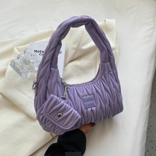 JTF8336-purple Tas Shoulder Bag Wanita Cantik Import Terbaru (2in1)