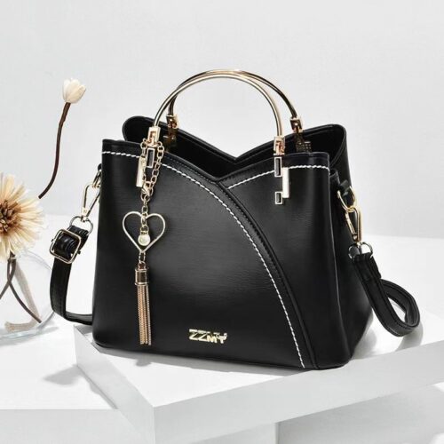 JTF8800-black Tas Handbag Selempang Wanita Cantik Import Terbaru