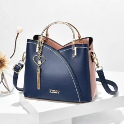 JTF8800-blue Tas Handbag Selempang Wanita Cantik Import Terbaru