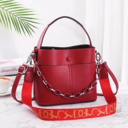 JTF88070-red Tas Handbag Selempang Wanita Elegan Import
