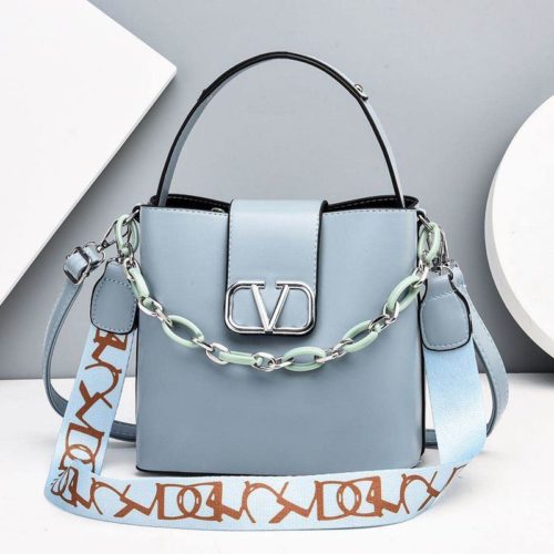 JTF88101-blue Tas Handbag Selempang Wanita Cantik Import