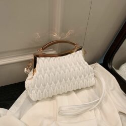 JTF8813-white Tas Handbag Selempang Wanita Elegan Import