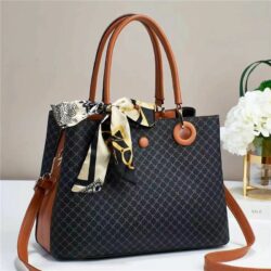 JTF8869-blackbrown Tas Handbag Import Wanita Cantik Fashion Terbaru