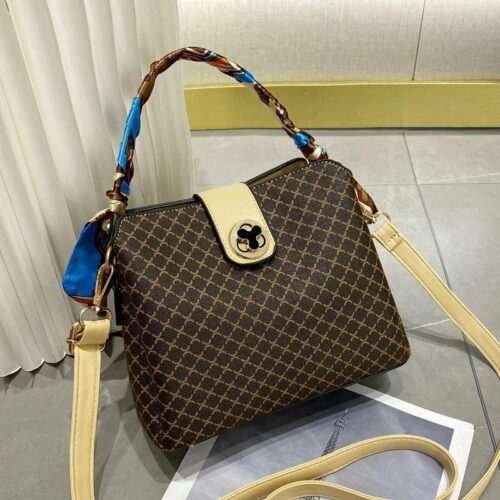 JTF8883-coffeeyellow Tas Handbag Fashion Import Selempang Wanita Terbaru