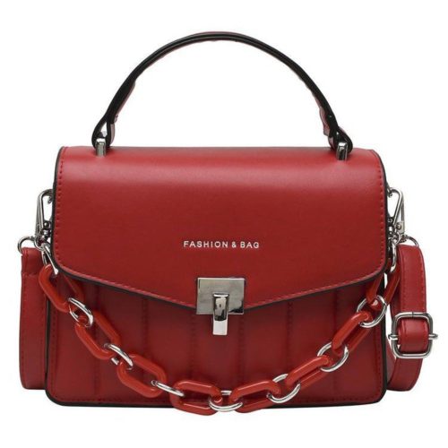 JTF8885-red Tas Handbag Selempang Wanita Elegan Import Cantik