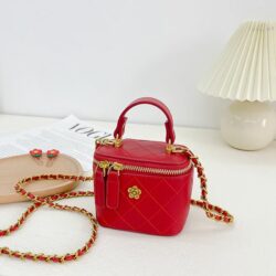JTF906-red Tas Handbag Mini Selempang Kosmetik Wanita Cantik