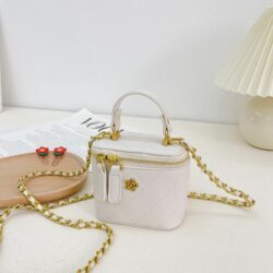 JTF906-white Tas Handbag Mini Selempang Kosmetik Wanita Cantik