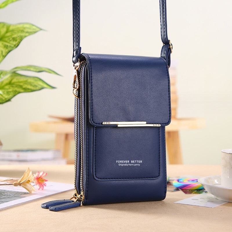 JTF9066 IDR.55.000 MATERIAL PU SIZE 11X19XW5CM WEIGHT 300GR COLOR BLUE