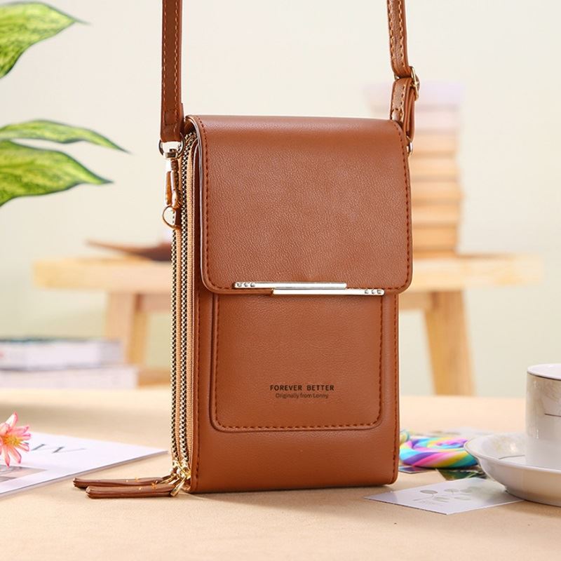 JTF9066 IDR.55.000 MATERIAL PU SIZE 11X19XW5CM WEIGHT 300GR COLOR BROWN