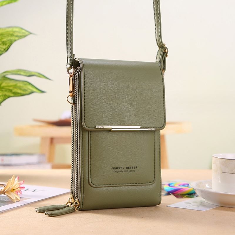 JTF9066 IDR.55.000 MATERIAL PU SIZE 11X19XW5CM WEIGHT 300GR COLOR GREEN