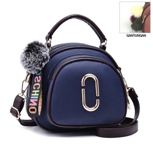 JTF97658 IDR.79.000 MATERIAL PU SIZE L20XH18XW8CM WEIGHT 550GR COLOR BLUE