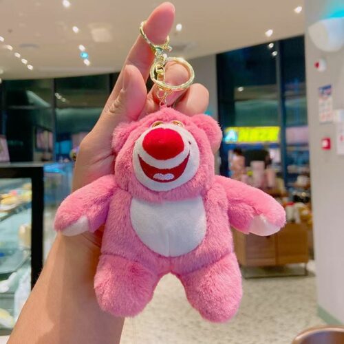 JTF9998-lotso Gantung Plushy Pom Pom Karakter Lucu
