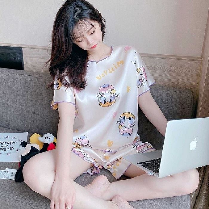 PJ4604 IDR.82.000 MATERIAL ICESILK SIZE L,XL WEIGHT 200GR COLOR DAISY
